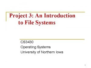 Introduction for project file Introduction for project file