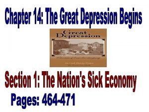 Americans prosperous called Roaring 20s Depression started in