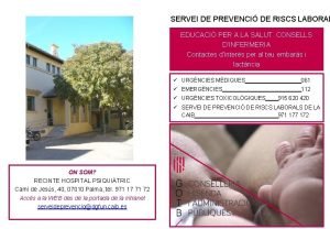 SERVEI DE PREVENCI DE RISCS LABORAL EDUCACI PER