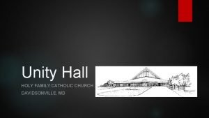 Holy family catholic church davidsonville