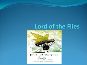 Lord of the Flies Summary Piggy and Ralph