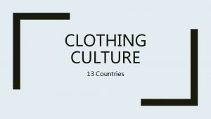 Sudanese cultural clothes