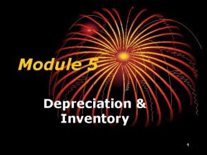 Inventory method of depreciation
