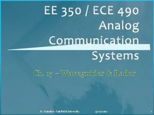Ece 490 Ece 490