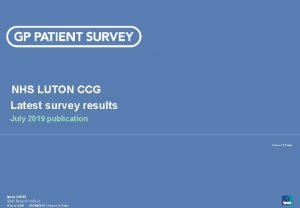 Nhs luton ccg Nhs luton ccg