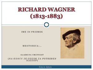 Richard wagner opere