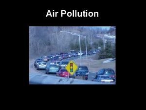 Secondary air pollutants