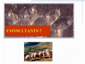 Sheep consultants