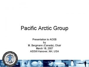 Pacific arctic group