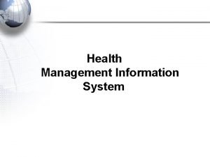 Components of health management information system