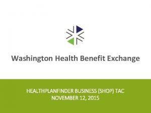 Washington healthplanfinder business