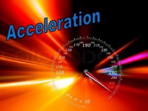 Acceleration vector quantity