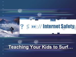 Internet safety introduction