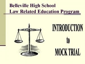 Mock trial high school