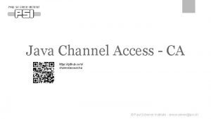 Java Channel Access CA https github com channelaccessca