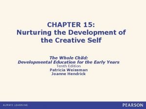 CHAPTER 15 Nurturing the Development of the Creative