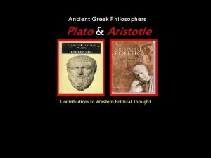 Aristotle contribution