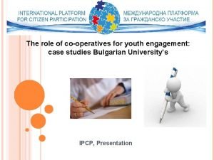 The role of cooperatives for youth engagement case