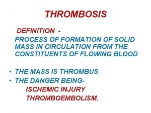 Mass formation definition