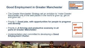 Greater manchester good employment charter