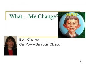 Beth chance cal poly