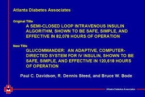 Atlanta diabetes associates