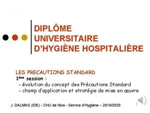7 précautions standard 7 précautions standard