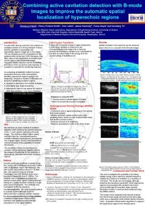 Combining active cavitation detection with Bmode Images to