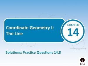 Coordinate geometry practice questions