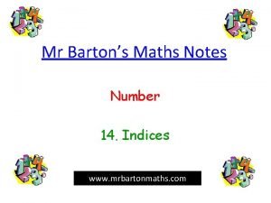 Mr Bartons Maths Notes Number 14 Indices www