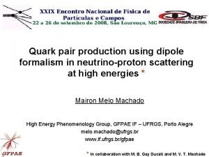 Quark pair production using dipole formalism in neutrinoproton