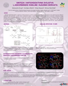 SINTEZA I ANTIOKSIDATIVNA SVOJSTVA LASKORBINSKE KISELINE I NJEZINIH