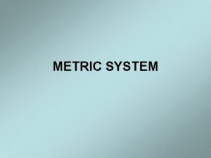 Metric ladder