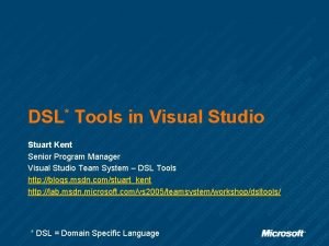 Visual studio dsl