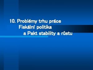 Proticyklická politika Proticyklická politika