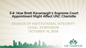 5 4 How Brett Kavanaughs Supreme Court Appointment