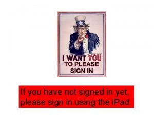 If you have not signed in yet please