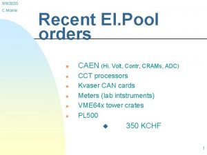 992020 C Moine Recent El Pool orders n