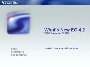 Whats New EG 4 2 TASS September 25