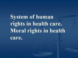 Classification of human rights