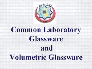 Volumetric glassware examples