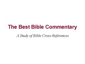 Best bible commentary Best bible commentary