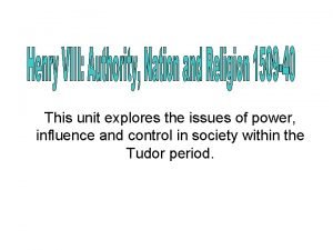 This unit explores the issues of power influence