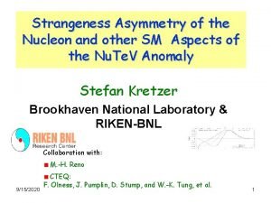 Strangeness Asymmetry of the Nucleon and other QCD