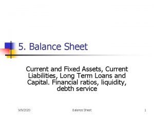 Long term debt in balance sheet Long term debt in balance sheet