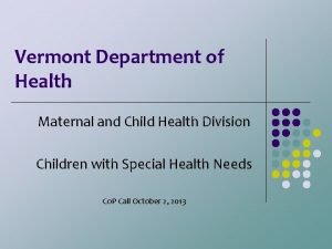 Child development clinic vermont