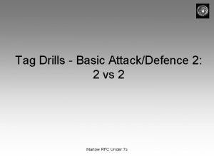 Tag Drills Basic AttackDefence 2 2 vs 2