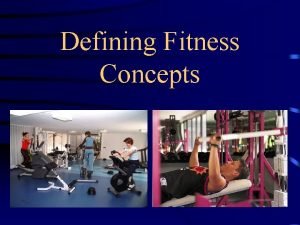 Defining fitness Defining fitness