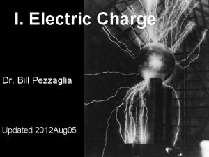 I Electric Charge Dr Bill Pezzaglia Updated 2012