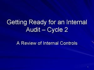 Internal audit cycle